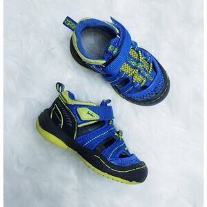 Jambu Piranha-T blue green outdoor water shoes sneakers sz 4 child